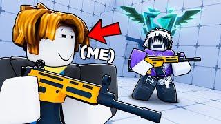 Destroying PRO PLAYERS as a FAKE NOOB.. (Roblox Rivals)