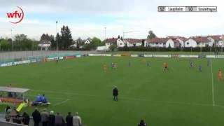 Olympia Laupheim - VfL Sindelfingen, 2:0 durch Simon Hammerschmied