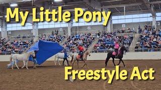 My Little Pony Freestyle Act at Equitainment, Horse World Expo- Lindsey Partridge with Harmonia