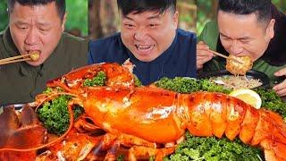 Only One Person Ate The Big Lobster| Tiktok Video|Eating Spicy Food And Funny Pranks|Funny Mukbang
