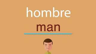 Cómo decir "hombre" en inglés