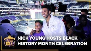 Nick Young Hosts Black History Month Celebration​