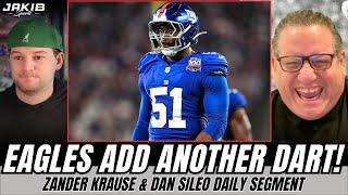 Zander Krause & Dan Sileo LIVE REACTION to Eagles Signing Azeez Ojulari!