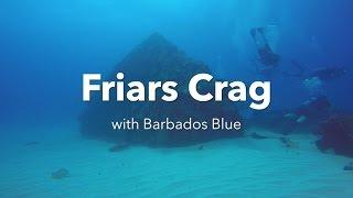 Diving Friars Crag in Barbados