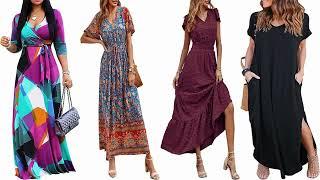 Top Stylish For long summer dresses with sleeves Ideas 2023