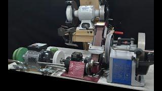 Comparison of 4 grinding machines for wood turners