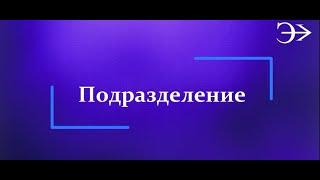 Парус-Бюджет 10. Ввод подразделения
