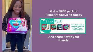 How to get a FREE pack of Pampers Nappy Pants