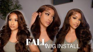 THE PERFECT FALL BROWN WIG INSTALL | ALIPEARL HAIR