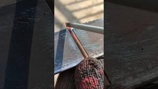 Using nails when welding wide gaps willgetmaximum results‍ #automobile