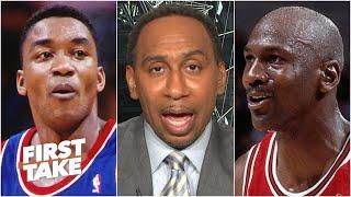 ‘Let it go!’ - Stephen A.‘s advice to Isiah Thomas after his latest MJ comments | First Take