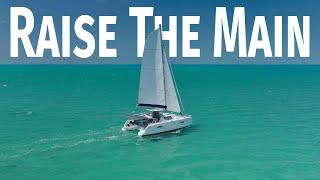 Our FAVORITE TRICK to Make Raising the Mainsail EASIER!