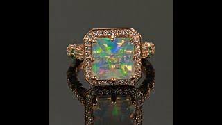 Opal Engagement Ring by Christopher Michael