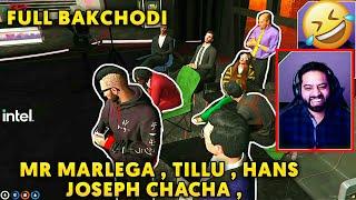 Mr marlega & Tillu & Joseph chacha Funny Moments GTA 5 RP FUNNY HIGHLIGHTS Ft Rakazone Gaming