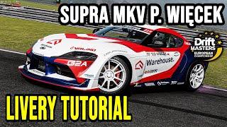 CarX Drift Racing Online - Supra P. Wiecek DMEC 2024 [Livery Tutorial]