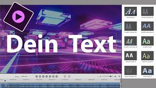 Text im Video einblenden und animieren - Adobe Premiere Elements | Tutorial