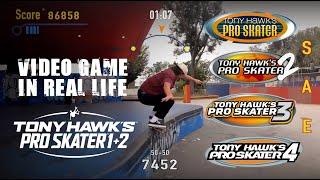 Tony Hawk’s Pro Skater in real life (live action video game)