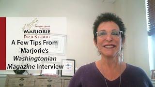 Cleveland Park Real Estate: A Few Tips From Marjorie's Washingtonian Magazine Interview