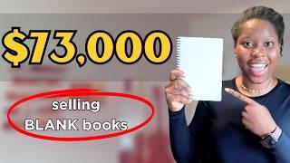 I Made $73K Selling Blank Books. Here's What I Learned...