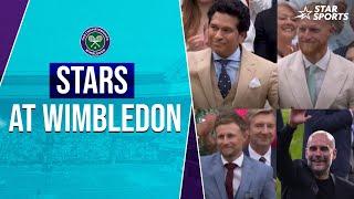 #SachinTendulkar, #BenStokes, #JosButtler & more visit Wimbledon 2024 | #WimbledonOnStar