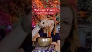 Sound therapy to cleanse your aura of negative energy. Tibetan singing bowl Reiki #shorts