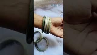 Bellarosa Gems| Natural Certified |Green Jade Bangle