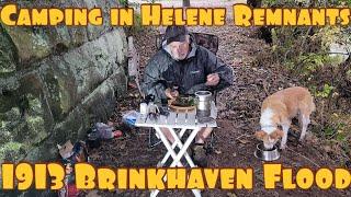 Solo Camping in Helene Remnants/ heavy rain / #offgridcamping #nature #keithtitanium