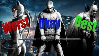 Every Playable Arkham Character Ranked