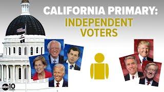 California Primary 2020: Why independents can vote for Democrats, but not for Republicans