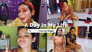 I CUT MY *FINGER* + MAKING ALOO PARATHA + PACKING LUGGAGE | UNPREDICTABLE LIFE | SHRI VLOGS