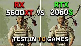 RTX 2060 SUPER vs RX 5600 XT | Test in 10 Games at 1080p | RYZEN 5 5600 | Late 2024