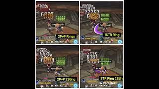 [ROX SEA] TOG | Damage Test (GX Dual Dagger Crit Type) from AGI to STR enchantment. by: Lazy F2P