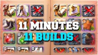 11 Different Solo PVP Builds in 11 Minutes | Albion Online