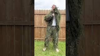 Comfortable? Must Watch Before Buying EAmber Ghillie Suit! #Hunting #Camo #AmazonReview #amazon