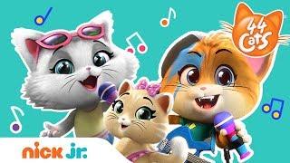 Sing Along w/  44 Cats!  Music Compilation! | Stay Home #WithMe | Sing-Along | Nick Jr.