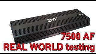 REAL WORLD EMF Audio 7500 AF in car power testing