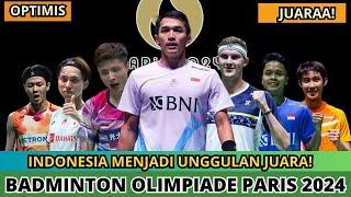 MENJADI UNGGULAN, OPTIMIS JUARA! JADWAL BADMINTON OLIMPIADE PARIS 2024 & DAFTAR PEMAIN #paris2024