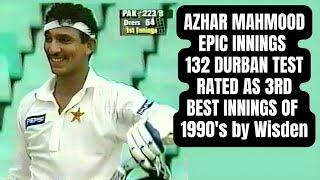 Azhar Mahmood | Epic Innings Durban Test 1998 | 3rd Best Test Innings of 90s  Rated by Wisden |