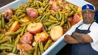 Down Home Southern Green Beans and Potatoes