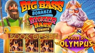 R4000 Bigger Bass Bonanza, Big Bass Bonanza & Gates of Olympus! Playing a New Game Book of Set!?