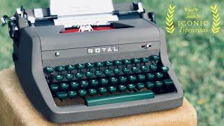 1953 Royal Quiet De Luxe Typewriter w/ Case