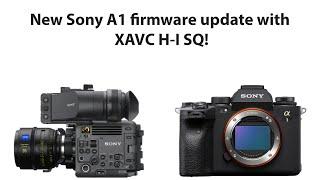 EXCITING: New firmware update will transform the Sony A1 into a "mini Burano" CineAlta camera!