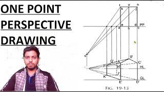 One Point Perspective | Drawing | Perspective Drawing | Perspective Drawing in Hindi |