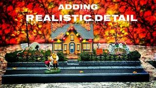 Adding Realistic Detail to Your Halloween Village