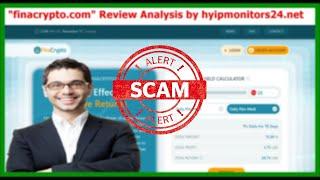 "finacrypto.com" Review Analysis by hyipmonitors24.net