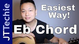 Easiest Way to Play Eb Chord on Acoustic Guitar | E Flat Chord on Guitar