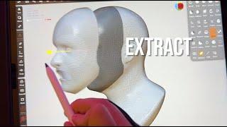 Extract a Mask in Nomad on Ipad: Oni Mask Sculpt Tutorial