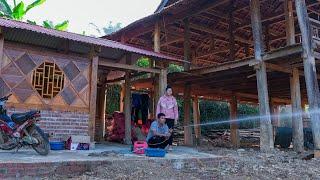 Harvesting Taro & Ginger on the Mountain to Sell, Buying a Washing Machine to Clean the Wooden House