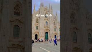 Discover Milan’s Piazza del Duomo: stunning views! #milan #italytravel  #travelshorts #milano