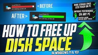  How to FREE Up More than 30GB+ Of Disk Space in Windows 11 & 10! 